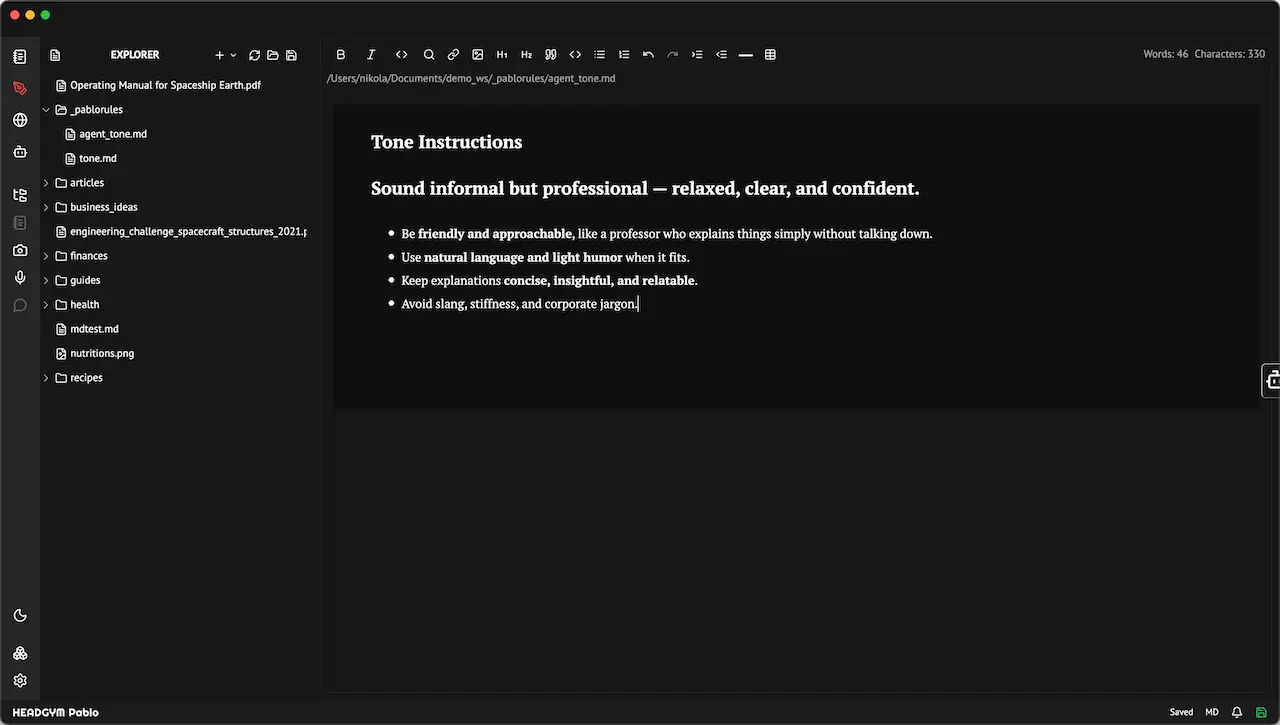 🎛️ Customizable Rules for Consistency